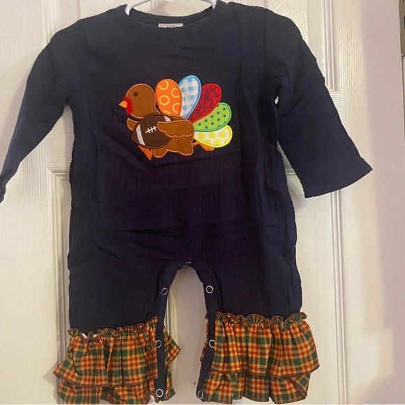 New Boutique Fall Romper - Picture 4 of 16